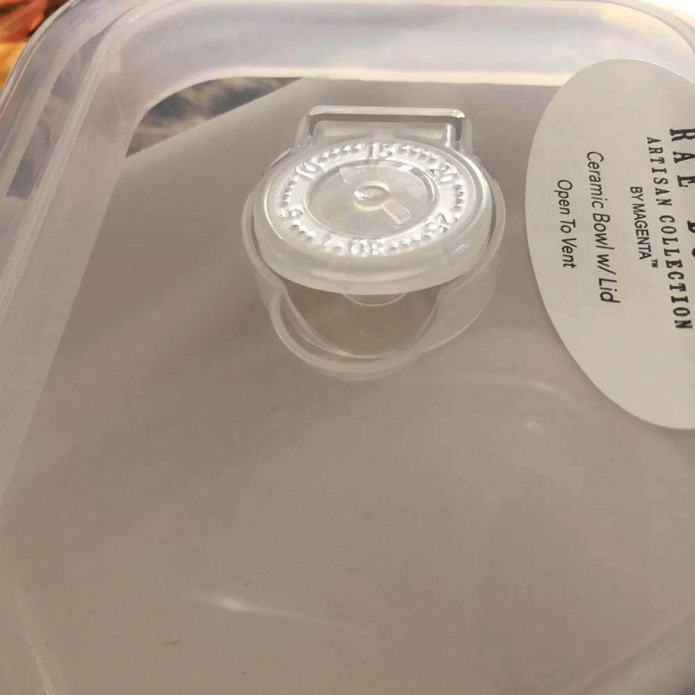 Rae Dunn DELISH ceramic food storage container